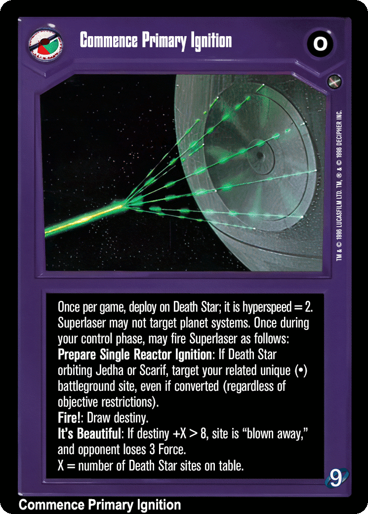 Commence Primary Ignition (V)