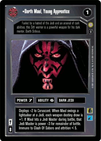 •Darth Maul, Young Apprentice (AI)