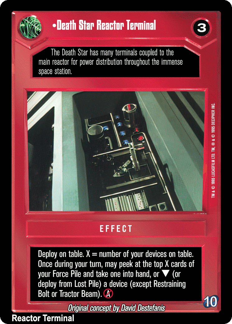 •Death Star Reactor Terminal