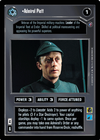 •Admiral Piett