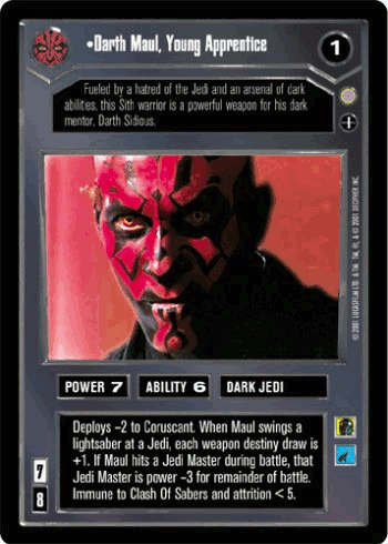 •Darth Maul, Young Apprentice