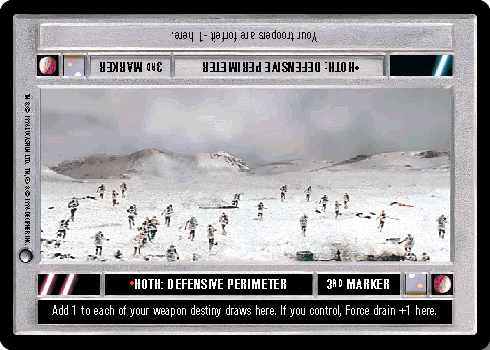 •Hoth: Defensive Perimeter (3rd Marker)
