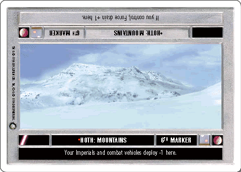 •Hoth: Mountains (6th Marker)