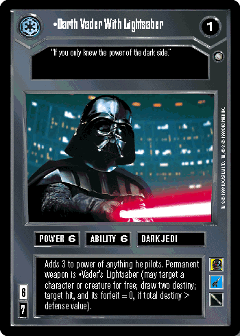 •Darth Vader With Lightsaber