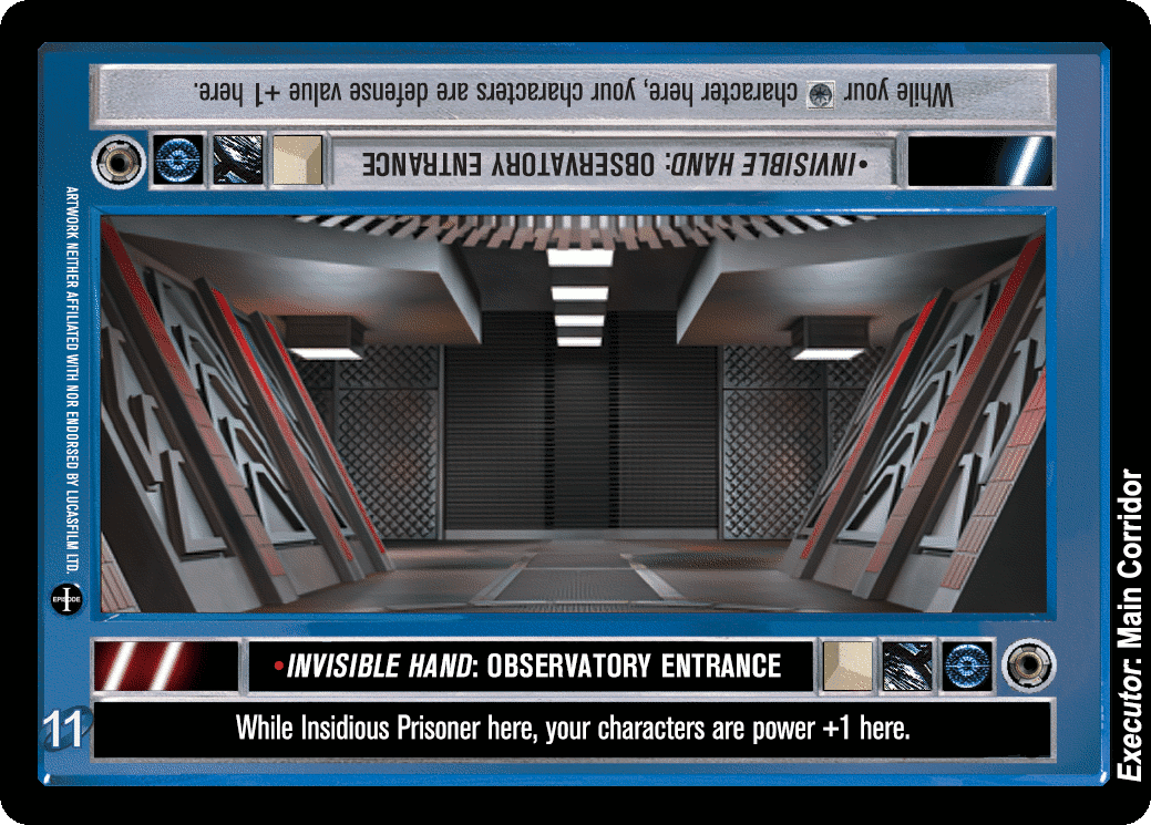 •Invisible Hand: Observatory Entrance