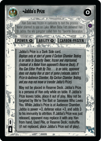 •Jabba's Prize / Jabba's Prize