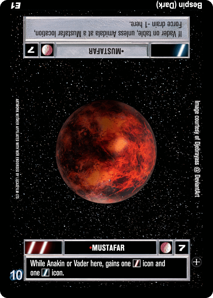 •Mustafar