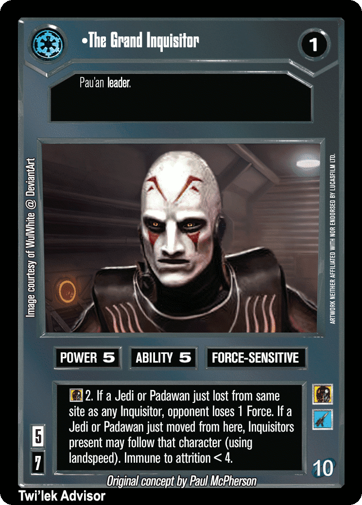 •The Grand Inquisitor