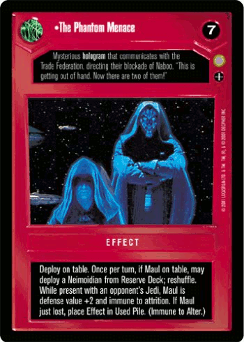 •The Phantom Menace (AI)