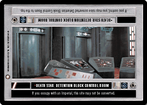 •Death Star: Detention Block Control Room