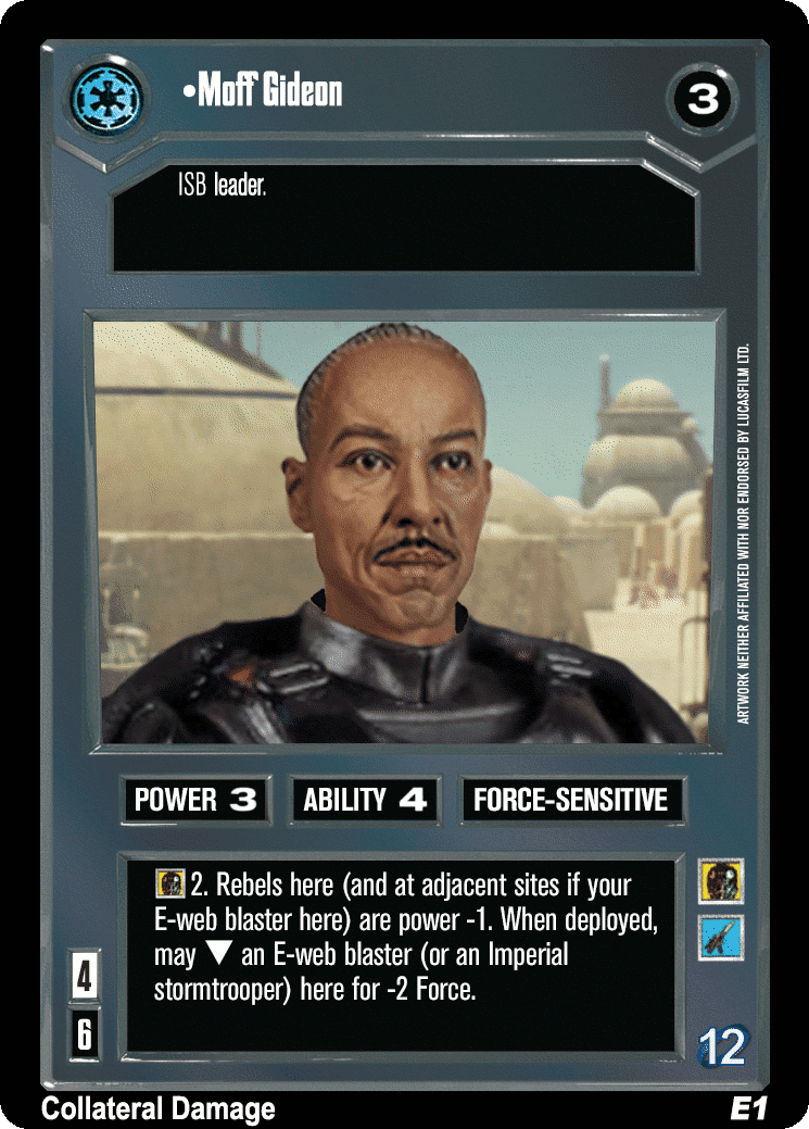 •Moff Gideon