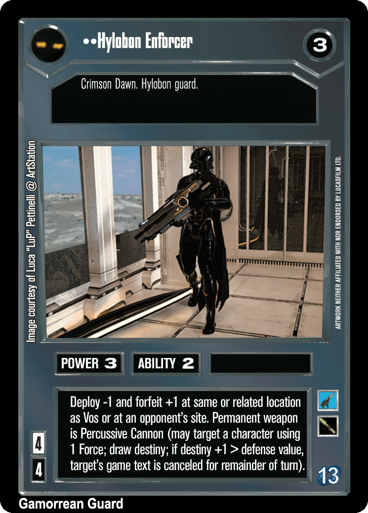 ••Hylobon Enforcer