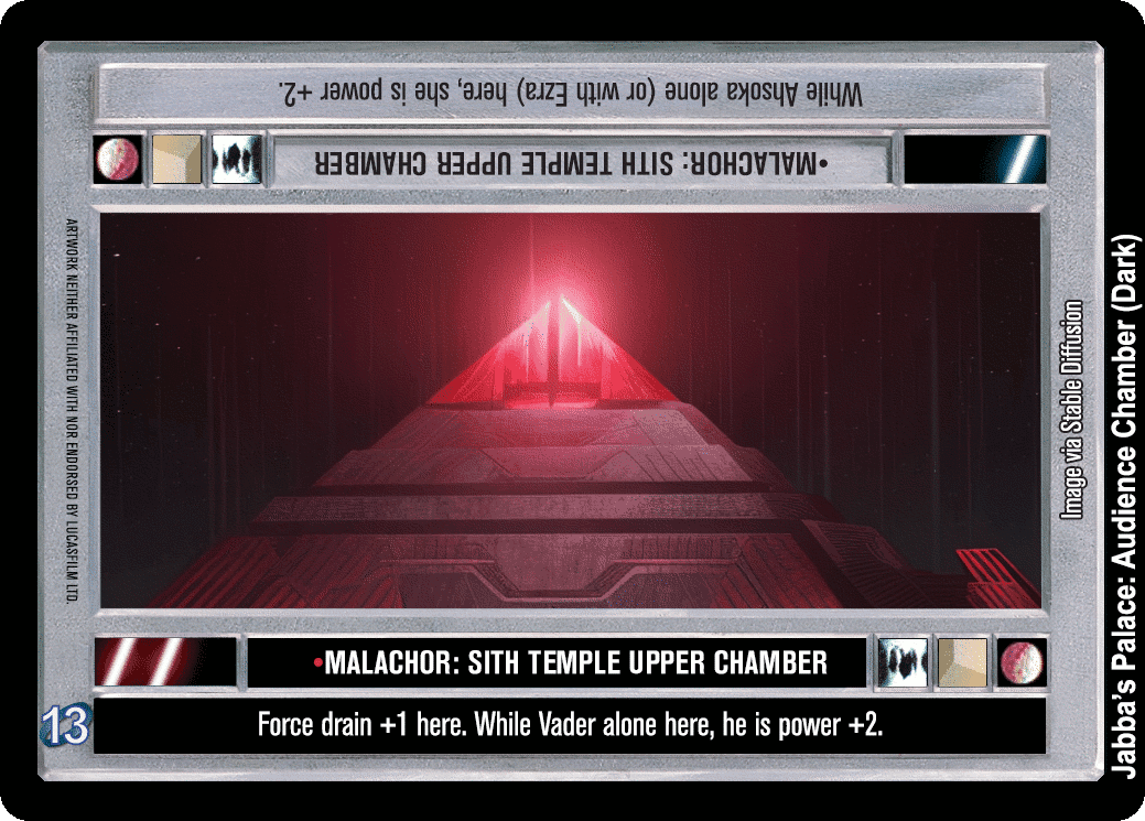 •Malachor: Sith Temple Upper Chamber