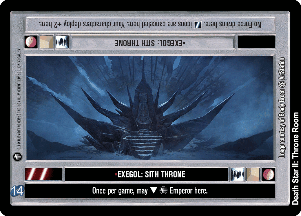 •Exegol: Sith Throne