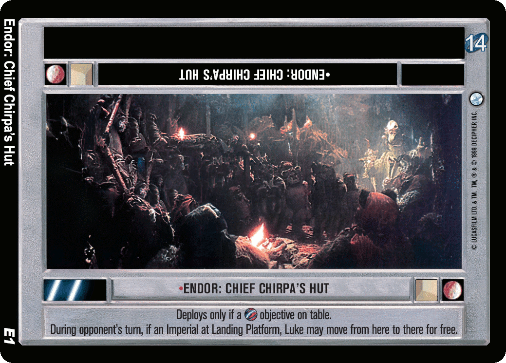 •Endor: Chief Chirpa's Hut (V)