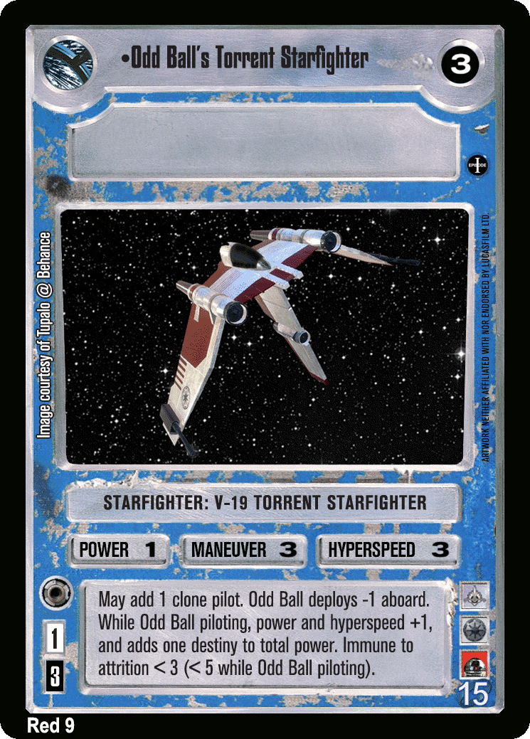 •Odd Ball's Torrent Starfighter
