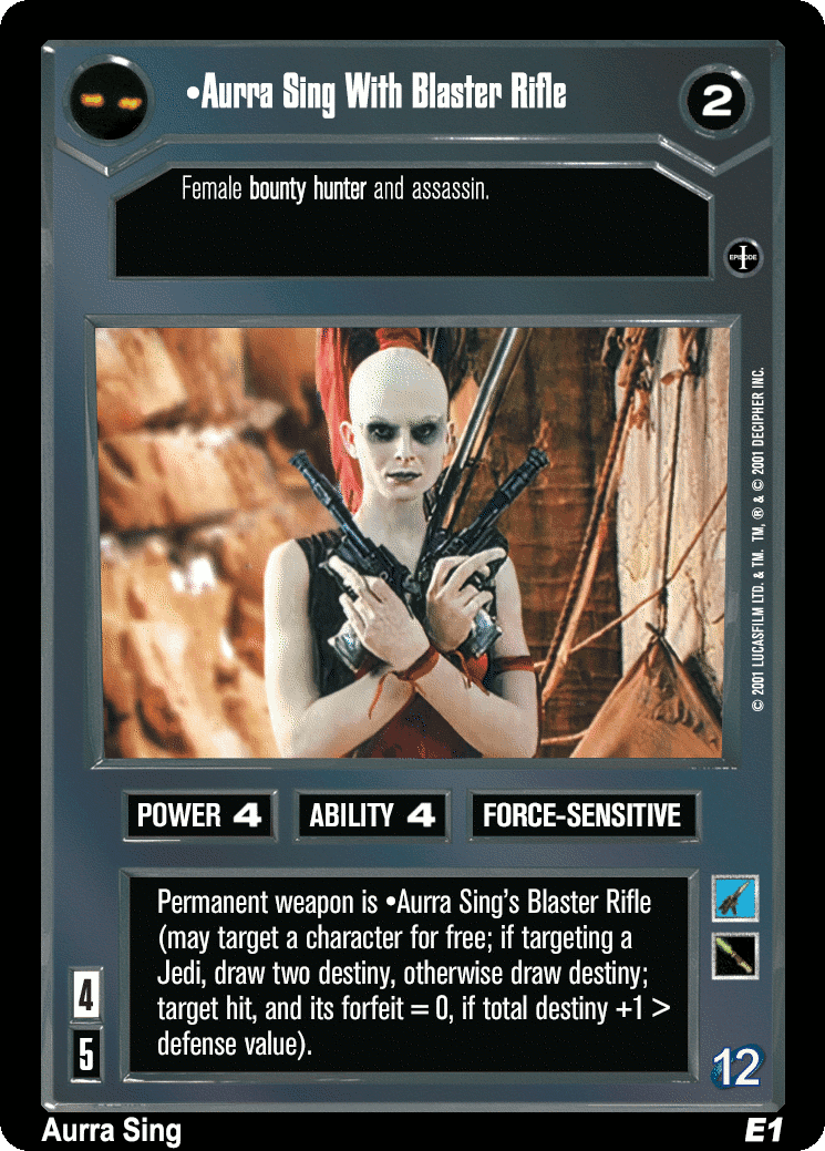 •Aurra Sing With Blaster Rifle (AI)