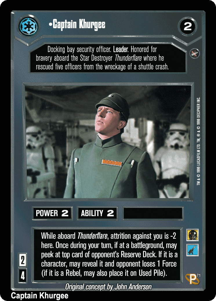 •Captain Khurgee (V)