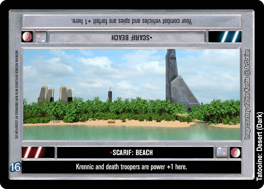 •Scarif: Beach