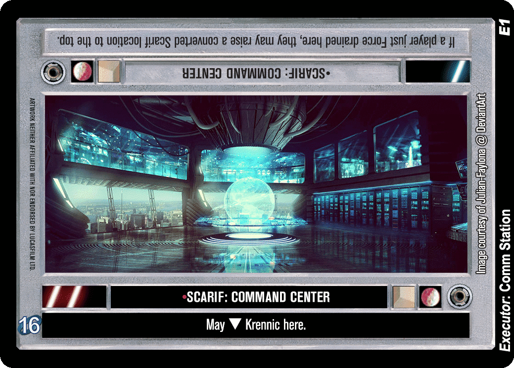 •Scarif: Command Center