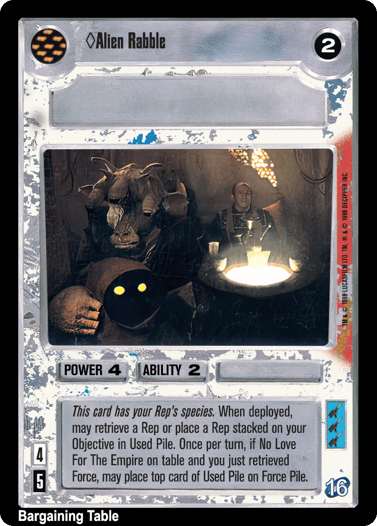 <>Alien Rabble