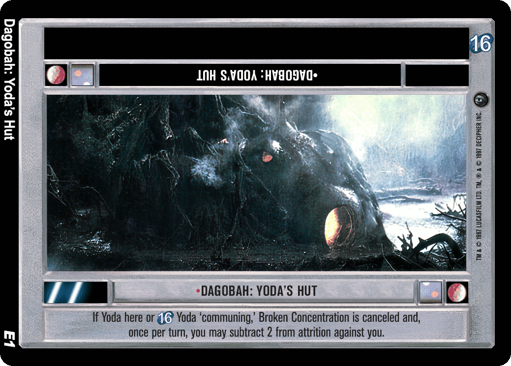 •Dagobah: Yoda's Hut (V)