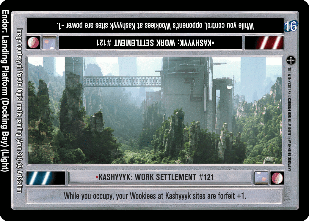 •Kashyyyk: Work Settlement #121
