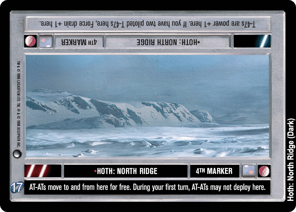•Hoth: North Ridge (4th Marker) (V)