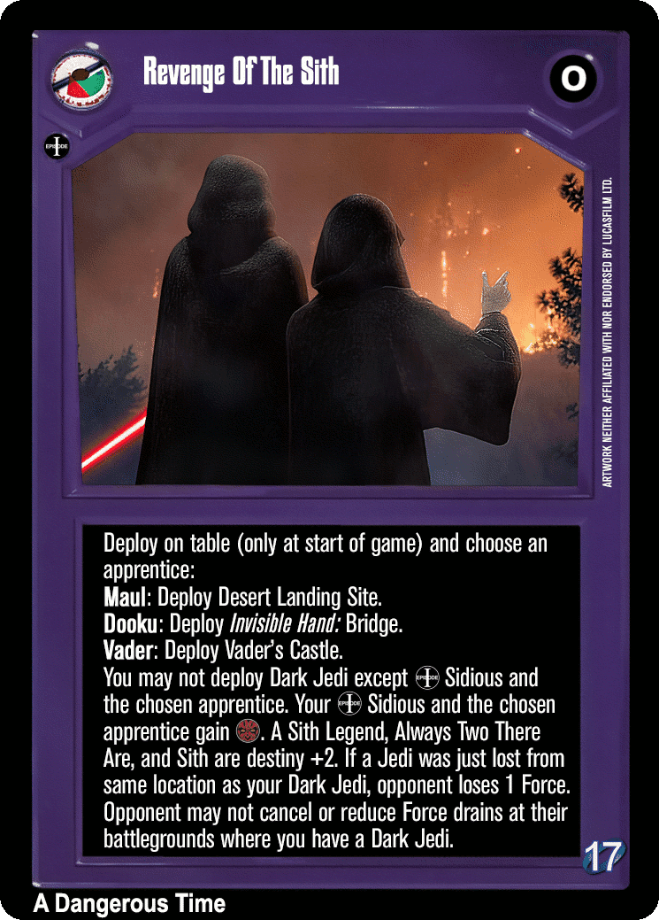 Revenge Of The Sith
