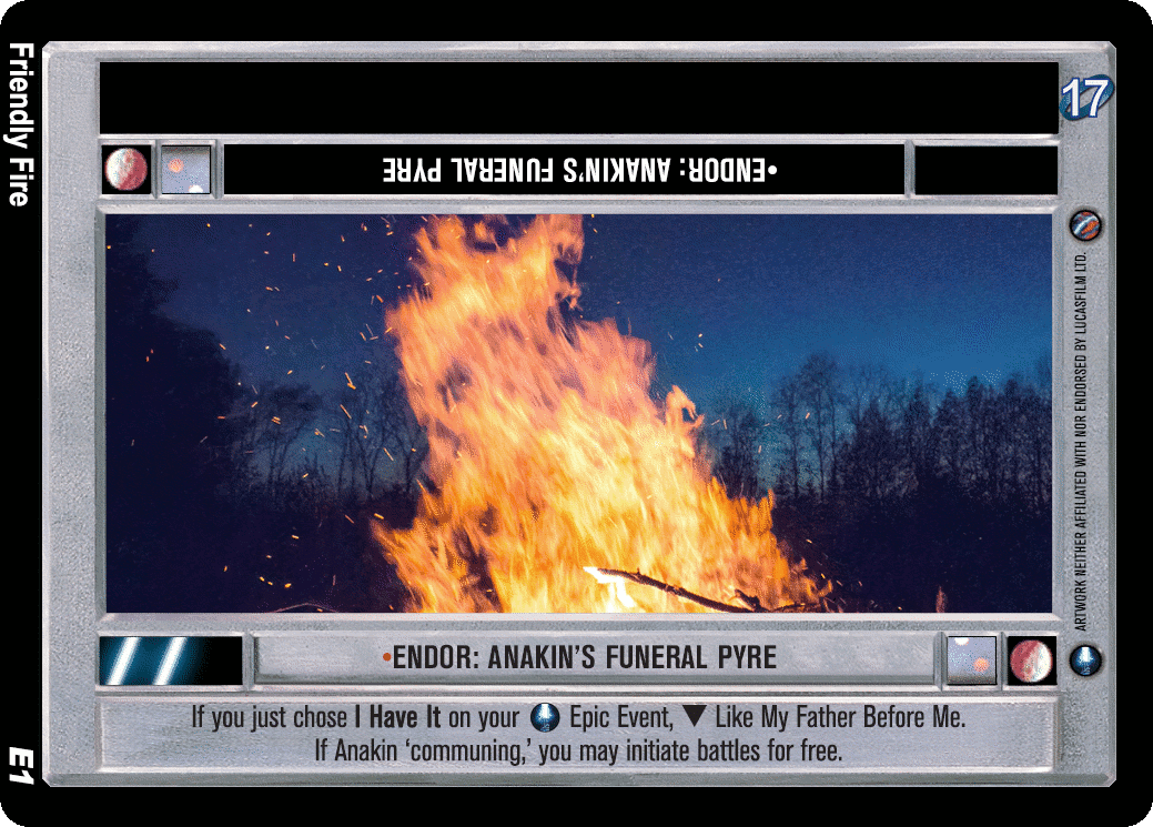 •Endor: Anakin's Funeral Pyre