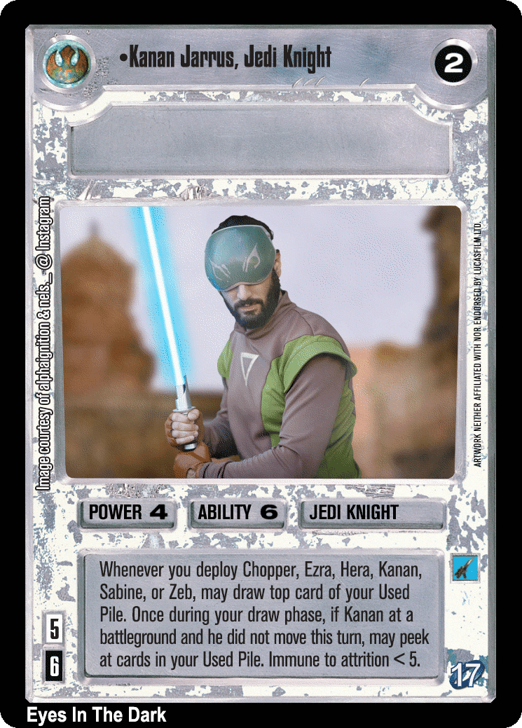 •Kanan Jarrus, Jedi Knight