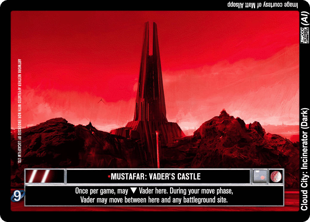 •Mustafar: Vader's Castle (AI)