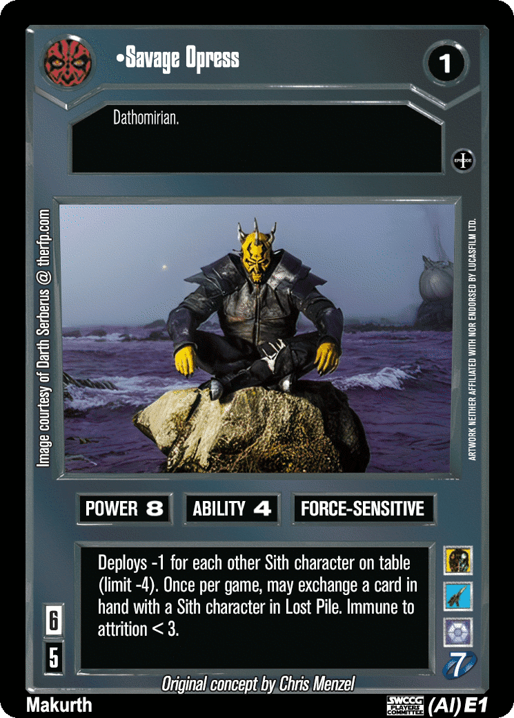 •Savage Opress (AI)