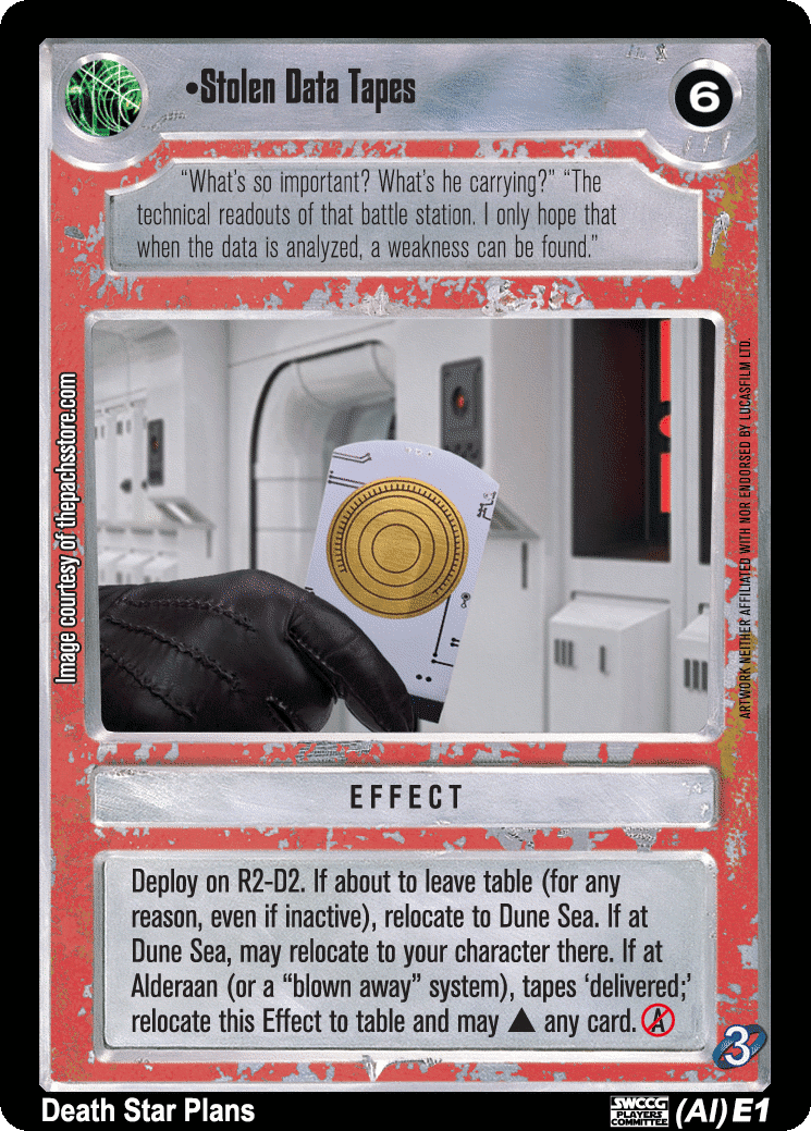 •Stolen Data Tapes (AI)
