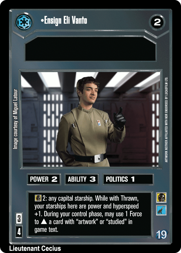 •Ensign Eli Vanto
