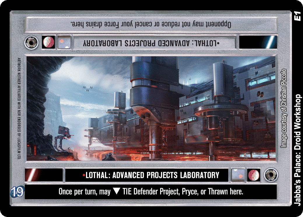 •Lothal: Advanced Projects Laboratory