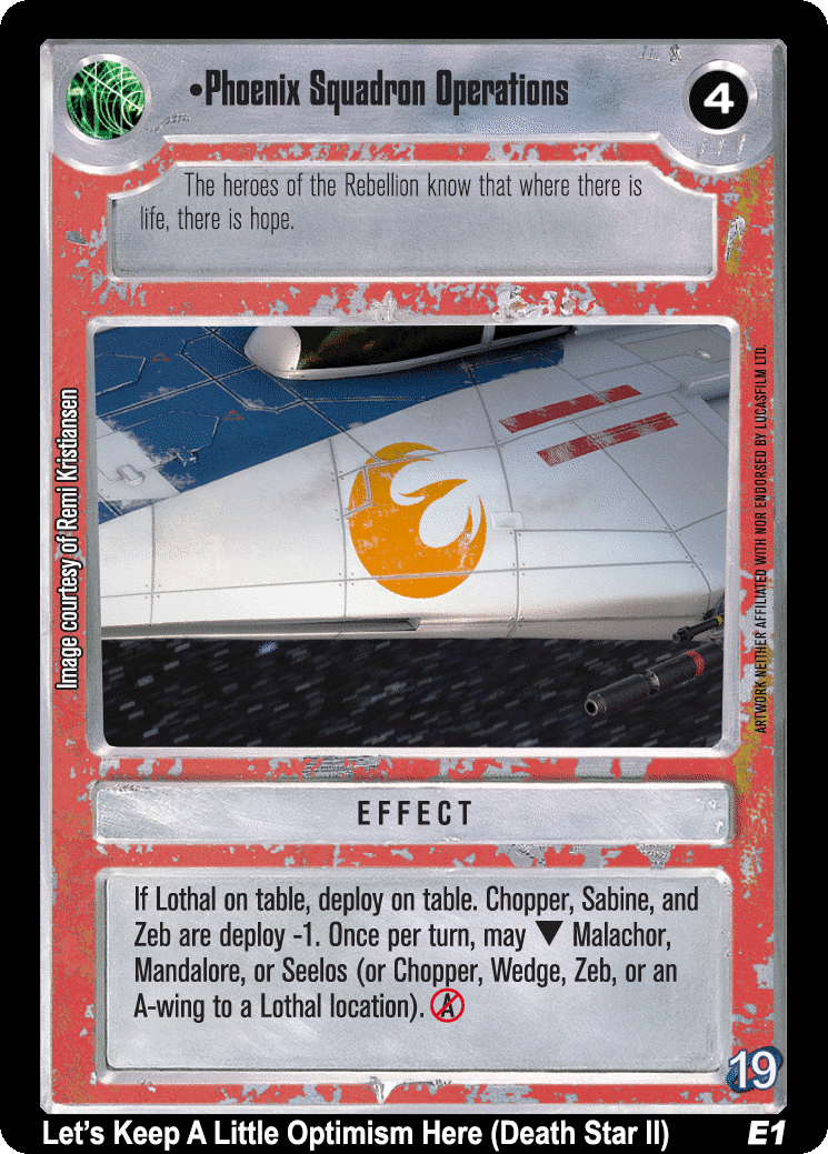 •Phoenix Squadron Operations
