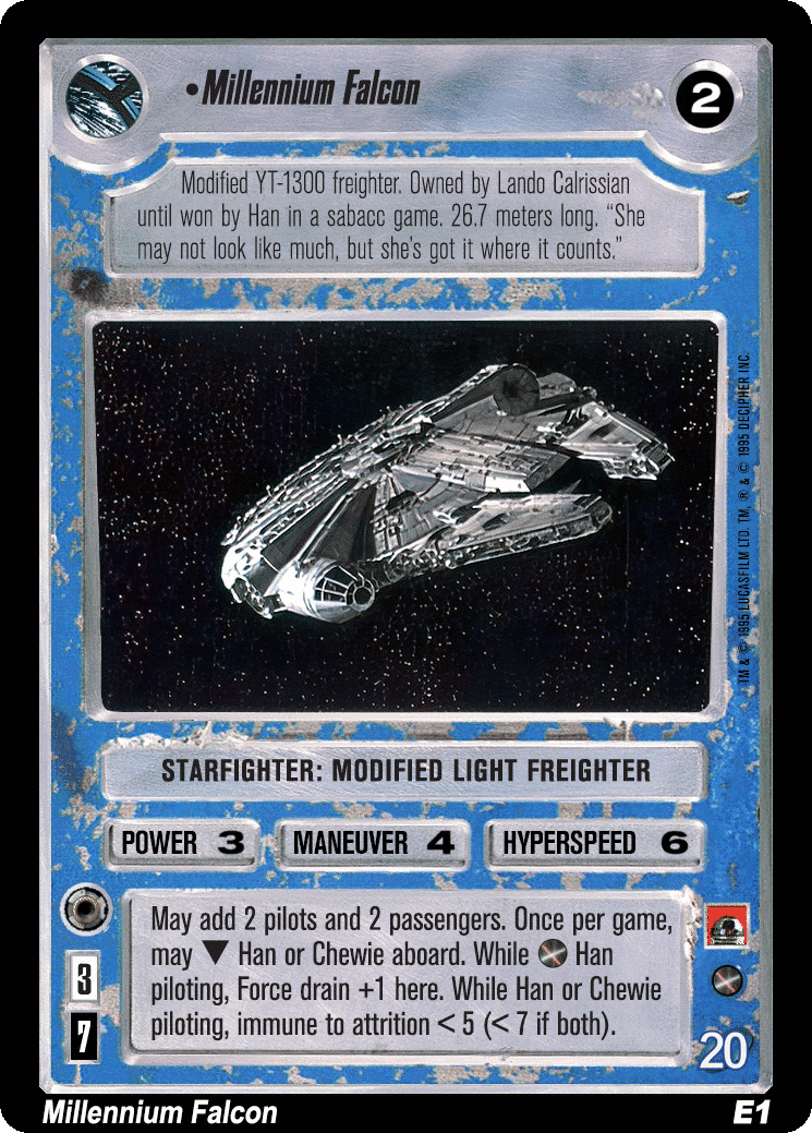 •Millennium Falcon (V)