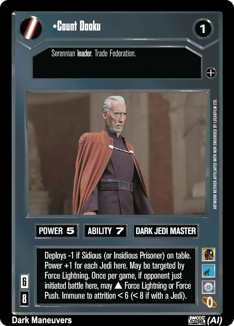 •Count Dooku (AI)