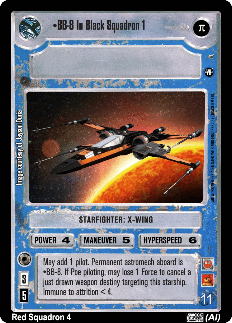•BB-8 In Black Squadron 1 (AI)