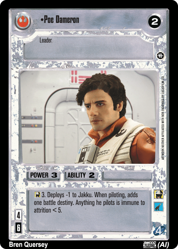 •Poe Dameron (AI)