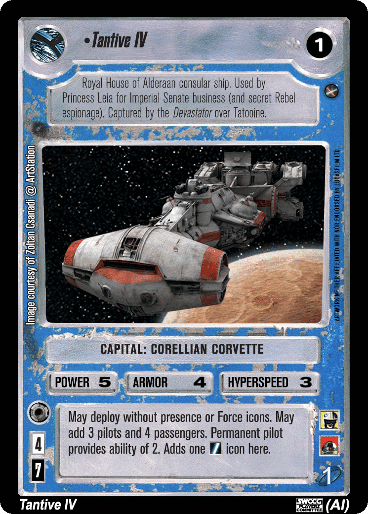 •Tantive IV (V) (AI)