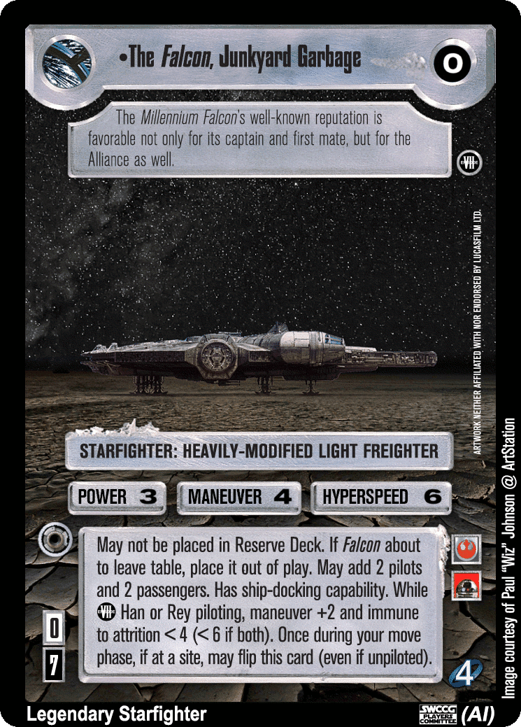 •The Falcon, Junkyard Garbage / •The Falcon, Junkyard Garbage (AI)