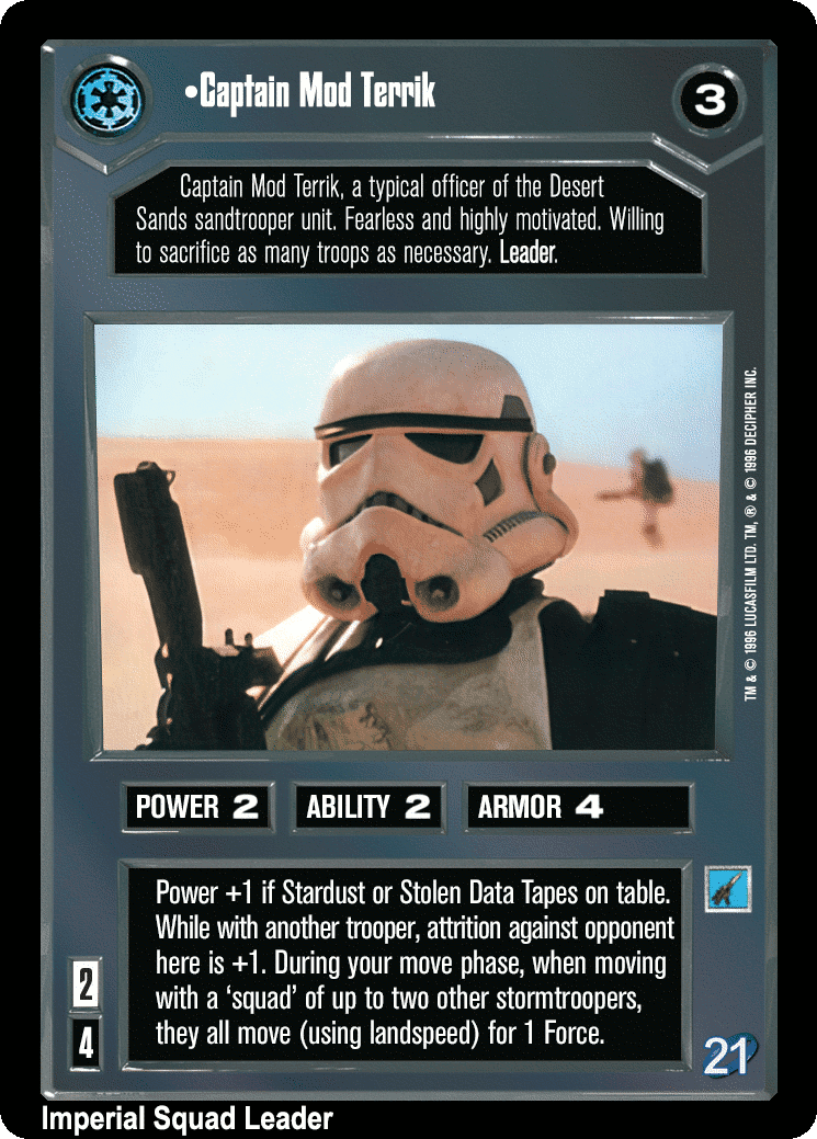 •Captain Mod Terrik
