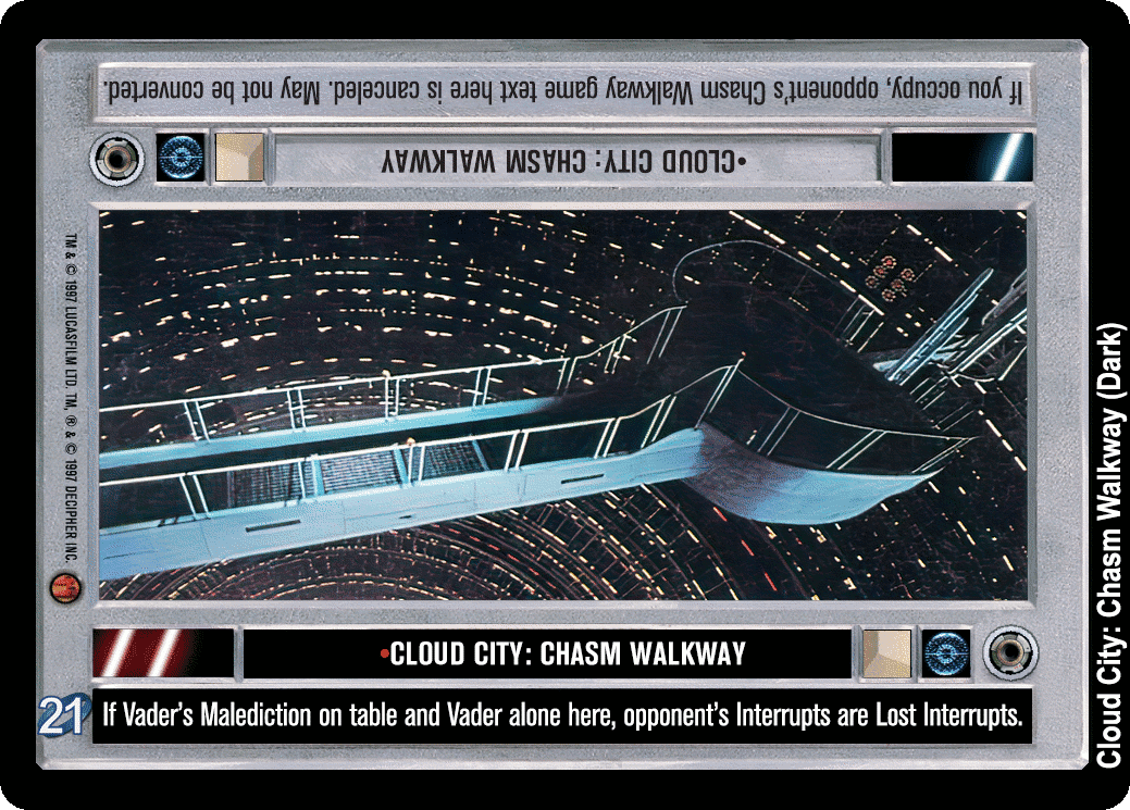 •Cloud City: Chasm Walkway (V)
