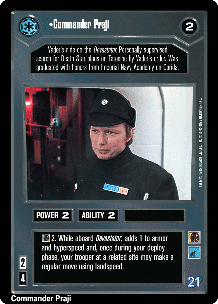 •Commander Praji (V)