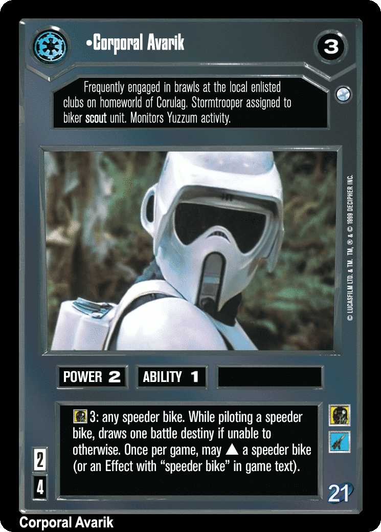 •Corporal Avarik (V)