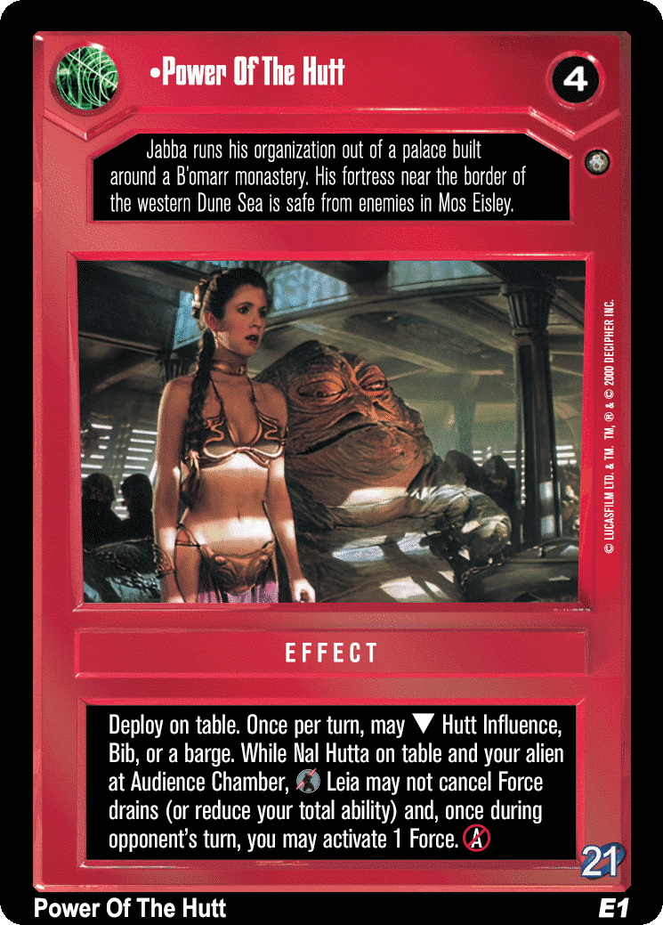 •Power Of The Hutt (V)