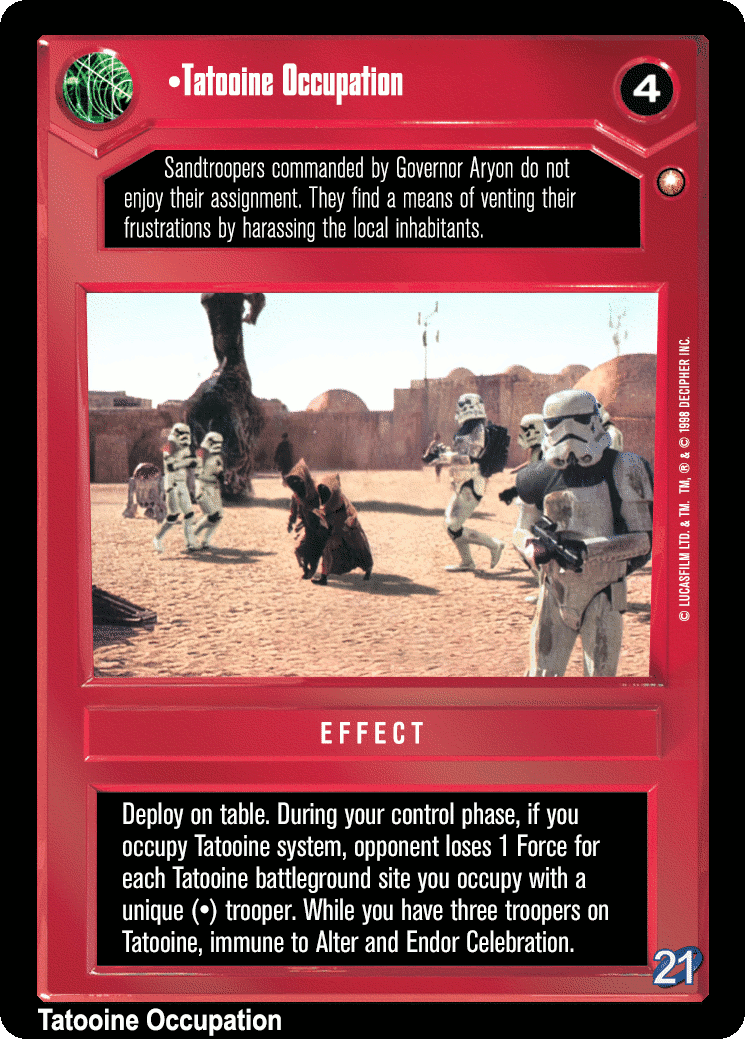 •Tatooine Occupation (V)