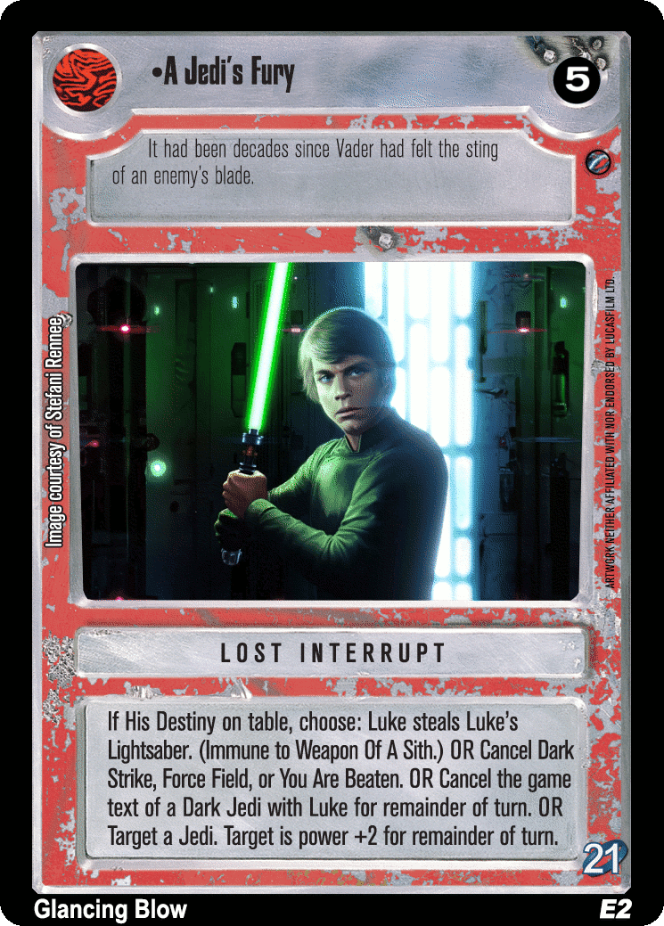 •A Jedi's Fury